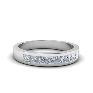 Channel Set Diamond Anniversary Ring