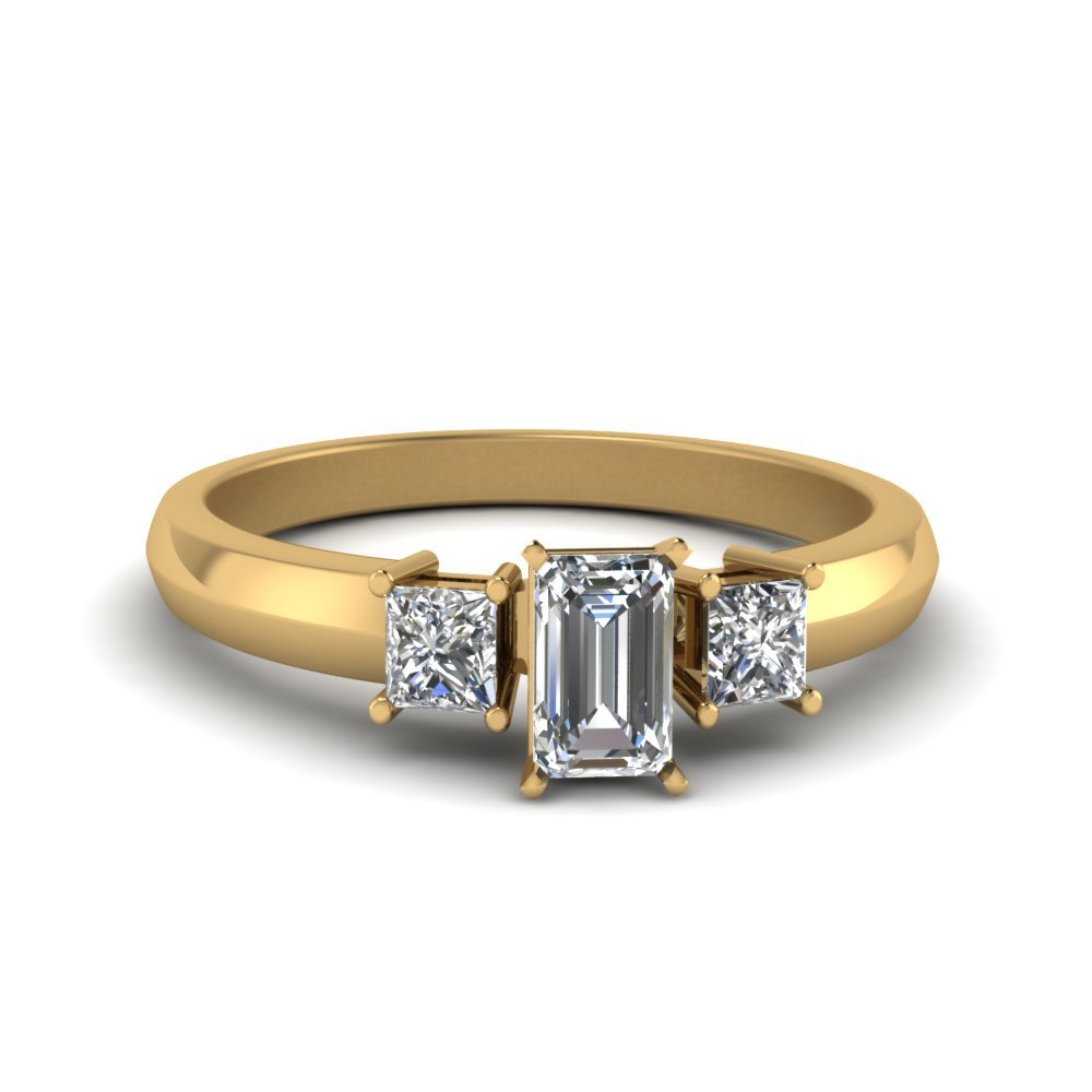 Top 20 Emerald Cut Diamond Rings Style - Fascinating Diamonds