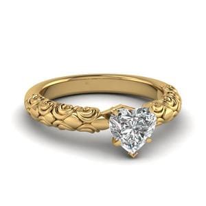 Filigree Engagement Ring