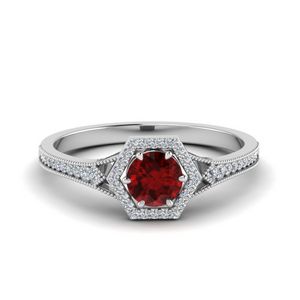 Ruby Engagement Rings For Her
