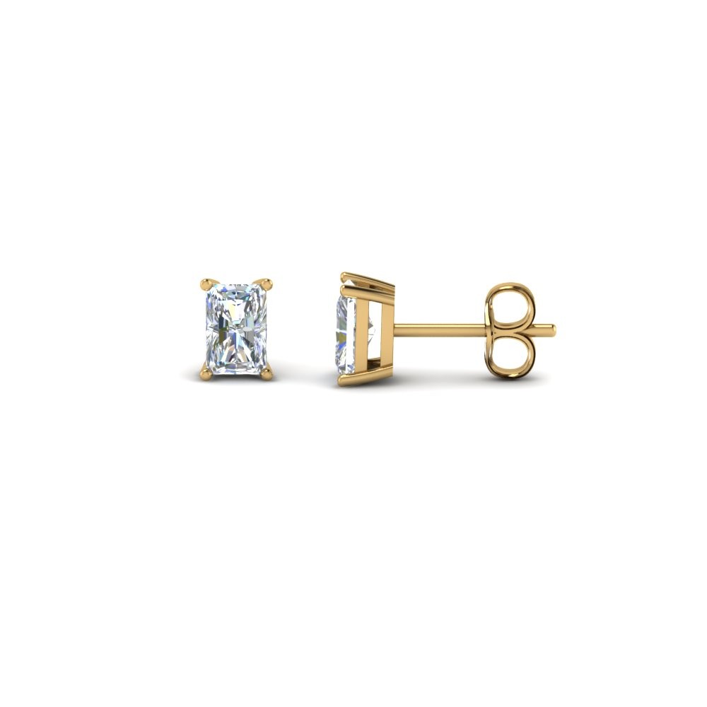 radiant diamond earrings