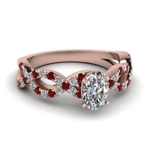 red ruby and diamond engagement ring