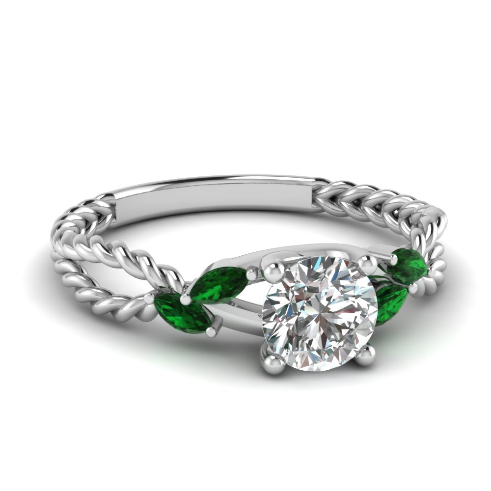 Double Shank Engagement Rings