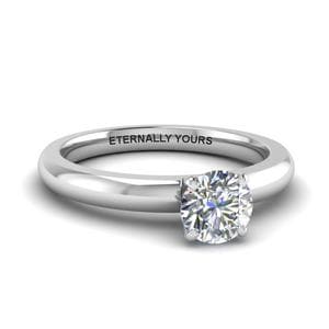 Round Diamond Wedding Rings