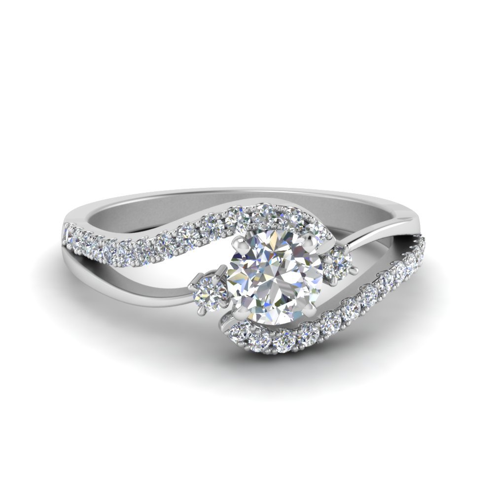 Shop for Latest Twist & Swirl Engagement Rings at Fascinating Diamonds