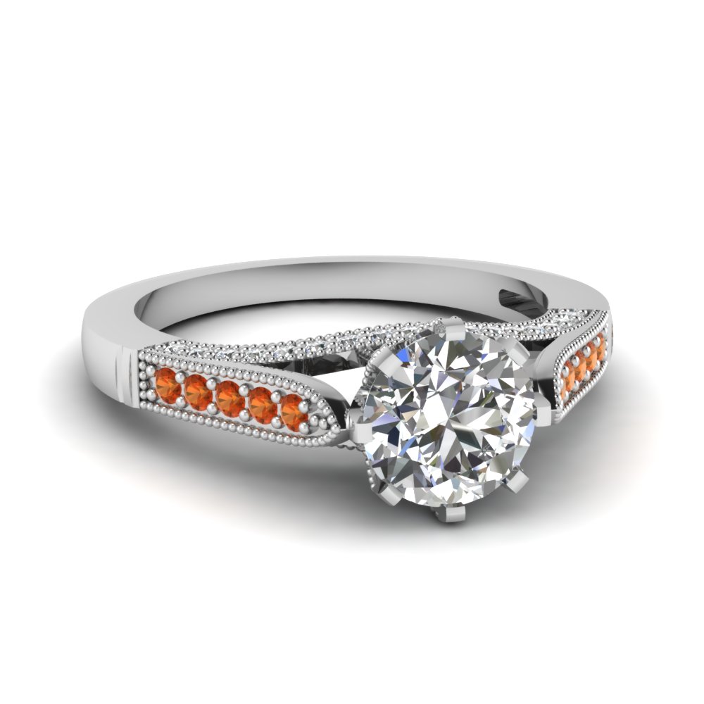 Art Deco sapphire engagement ring