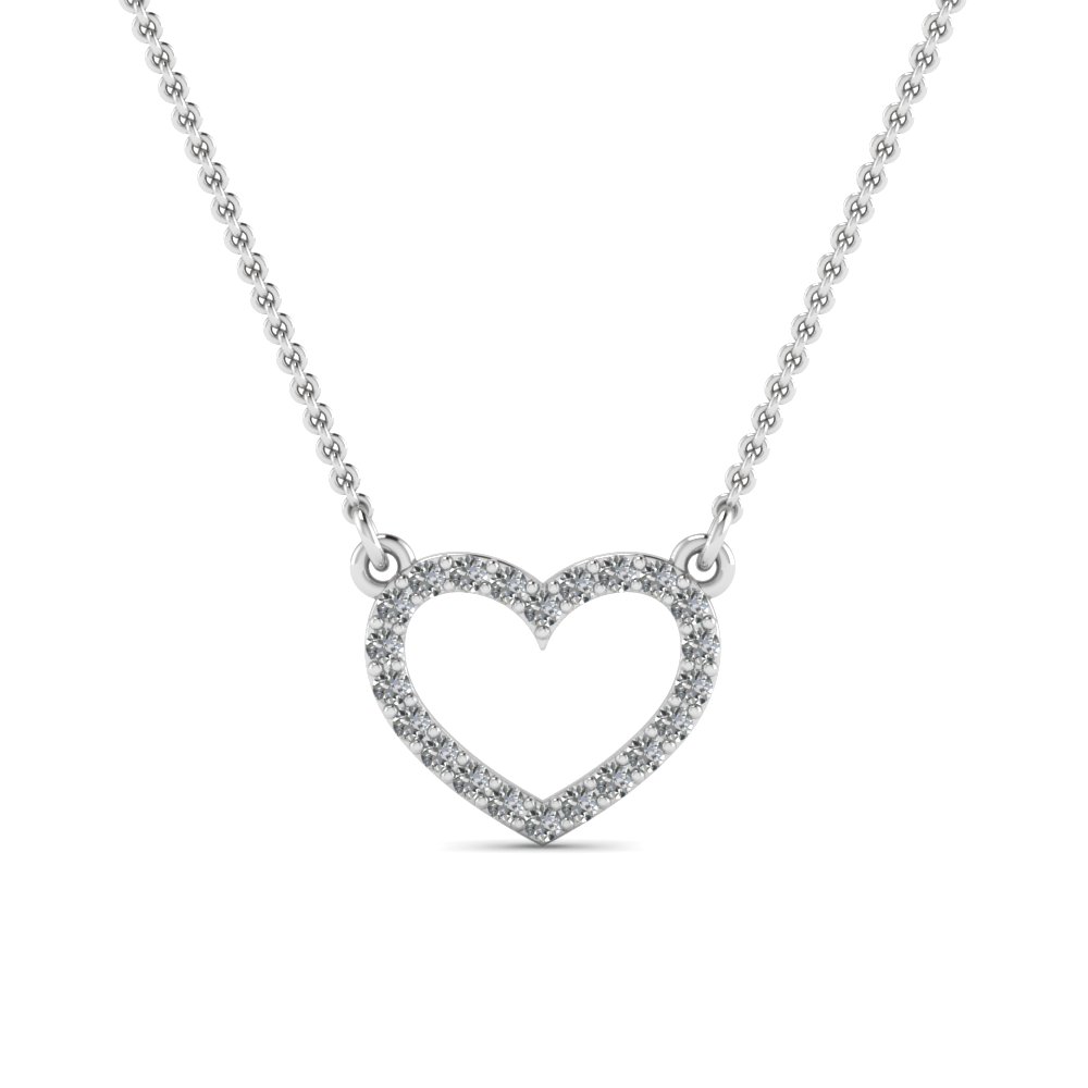 heart shaped diamond pendant designs